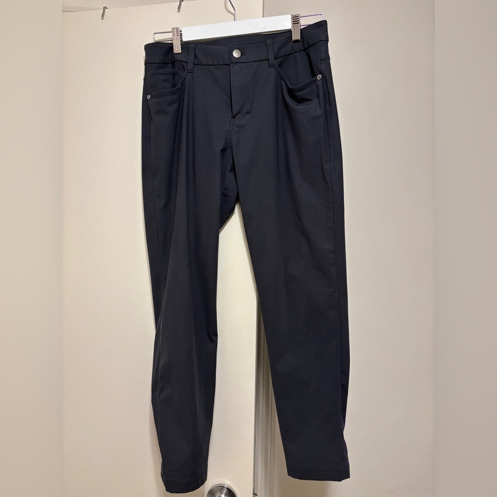 Lululemon Mens ABC Slim fit pants, dark grey